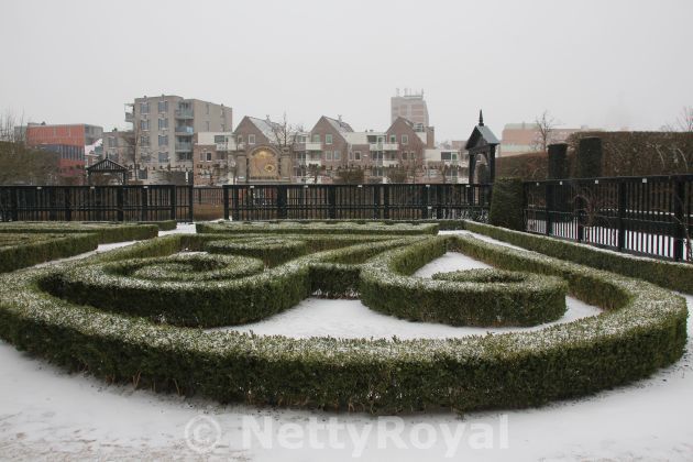 Prince’s garden in the snow