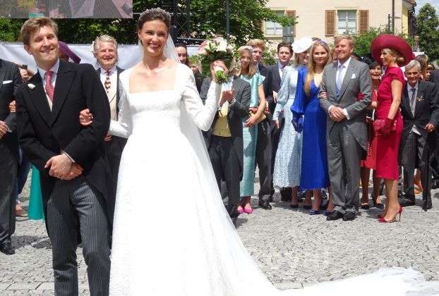 Dutch royals attend a wedding in Hohenems