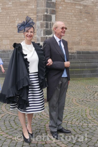 Archduke Carl Philipp of Austria and his wife Annie-Claire