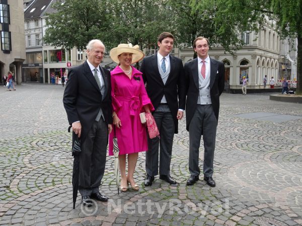 Archduke Simeon and Archduchess Maria of Austria with sons